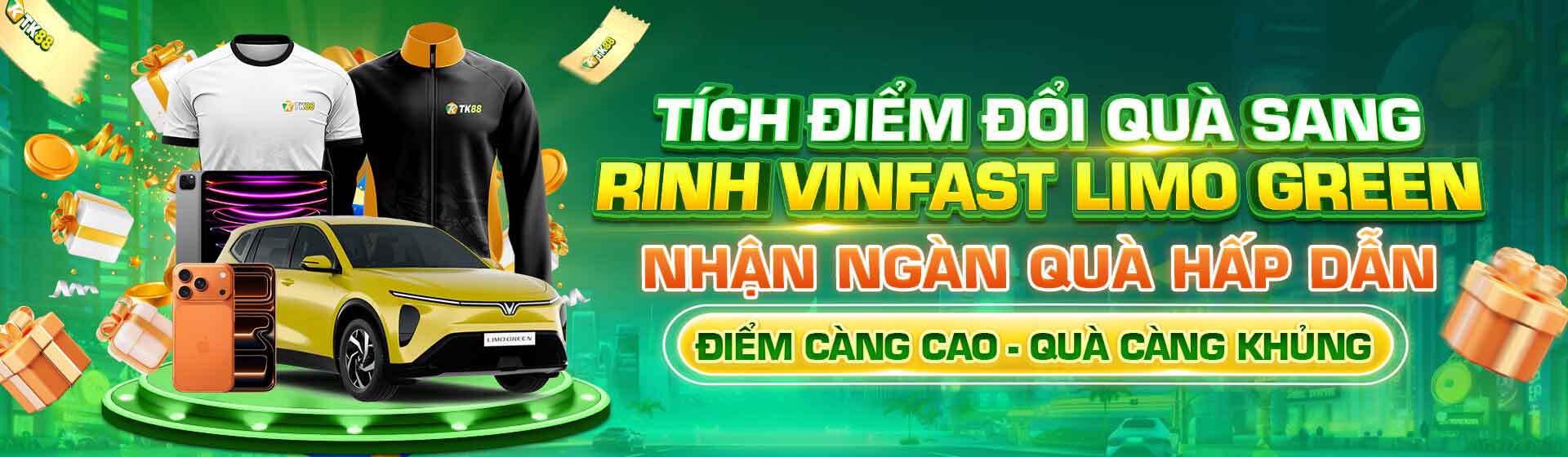 TK88 tích điểm đổi quà